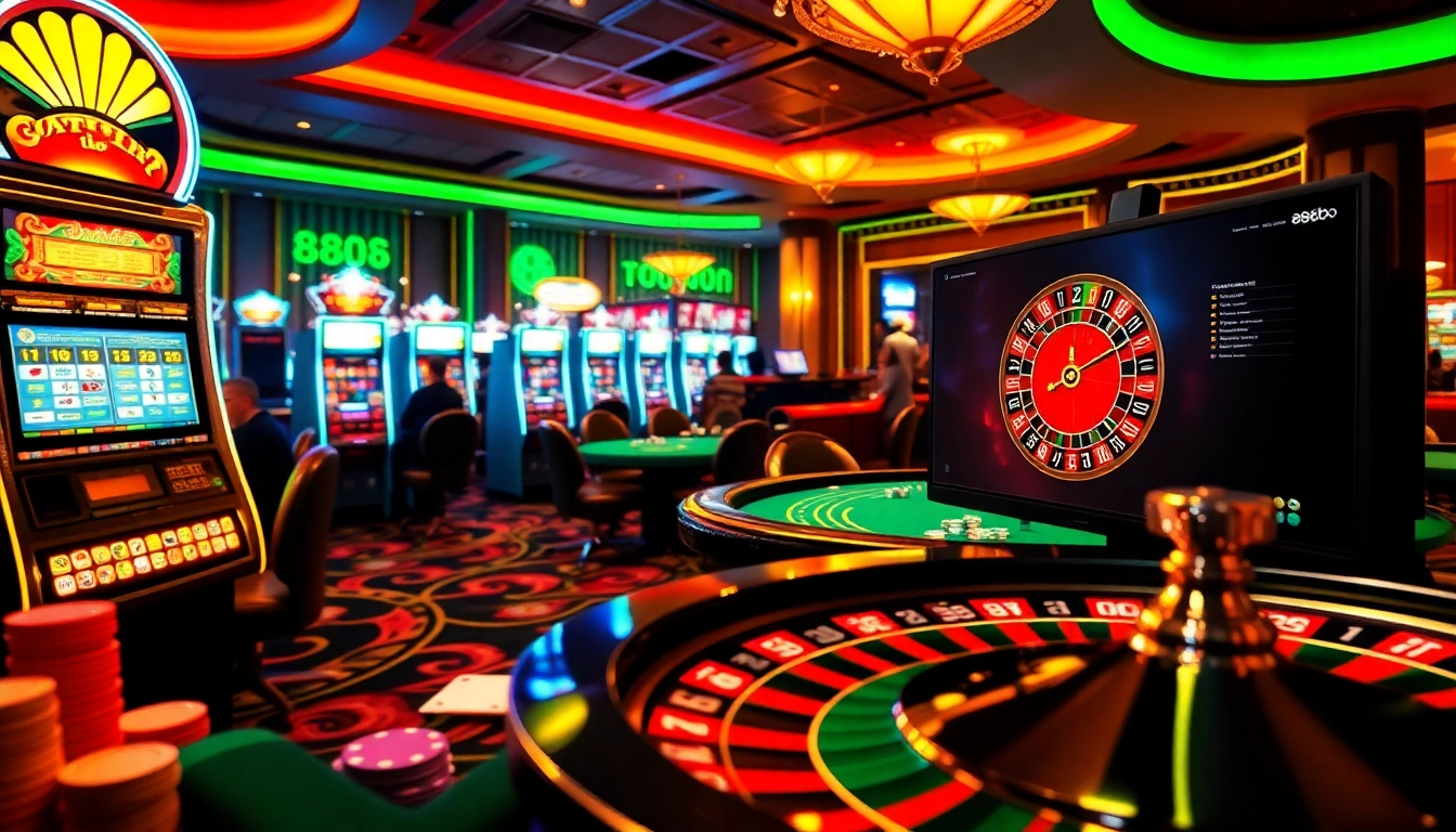 Experience the thrilling action of game 888b at a luxurious online casino table.